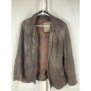 Vintage Wilsons Adventure Bound Leather Bomber Jacket Indiana Jones | L